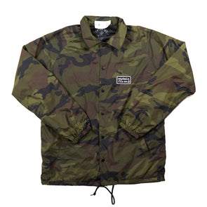 Captain Fin Type Patch Coaches Camo Jacket - Outer Tribe