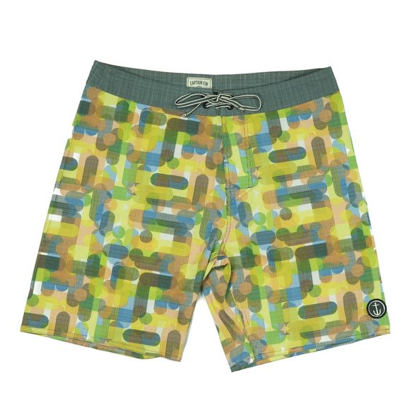 CAPTAIN FIN HALFTONE BOARDSHORT - Outer Tribe